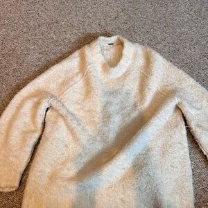 Free People Cozy Cream Cowl Neck Sweater